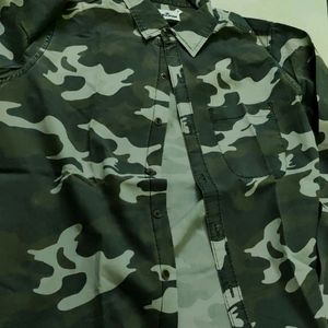 Wrogn Original Camouflage Men Shirt