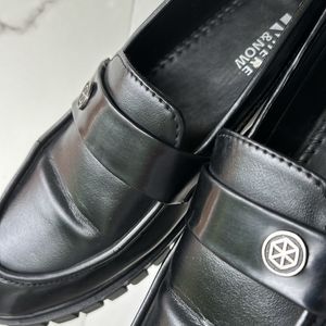 Here & Now - Black Penny Loafers (UK7) (Unisex)