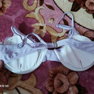 Frilled Underwired Padded Lavender Brallete 👙