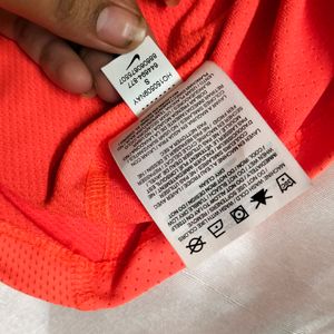 Neon Orange Nike Authentic Running T Shirt