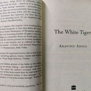 The White Tiger by Aravind Adiga