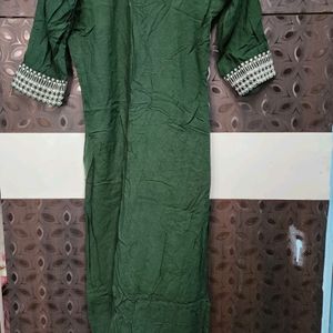 Green Kurti For Girls