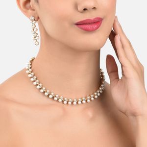 Pearl Choker & Earrings (Set)