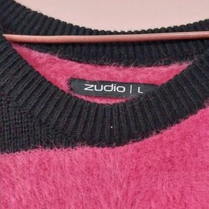 PINK & BLACK SWEATSHIRT