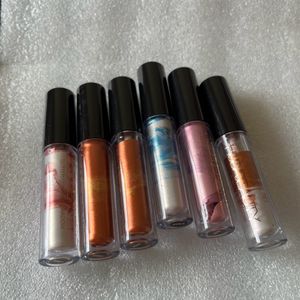 Glitter Liquid Eyeshadow HUDA Beauty Pack Of 6