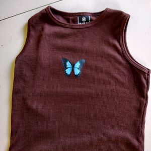 Women Crop Casual Top