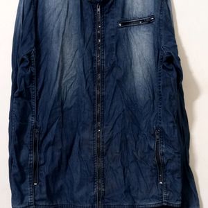 Men Denim Jacket( Chest Size 44) Length 29 Inches)