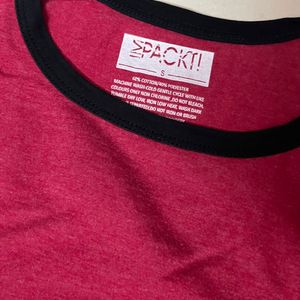 Red Tee With Pocket