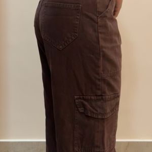 Brown Cargo Jeans