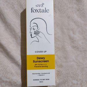 😍Foxtale Sunscreen Spf 70 PA++++..😍