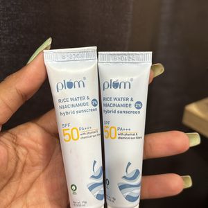 Plum Serum And Sunscreen Brand New