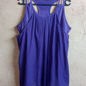 NEW BALANCE Casual Top Vest Layered Lavender