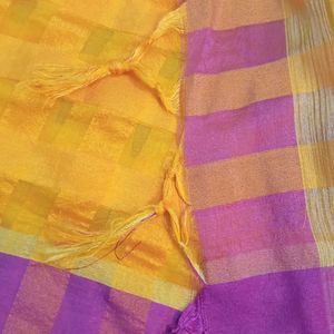 Yellow saree With Blouse