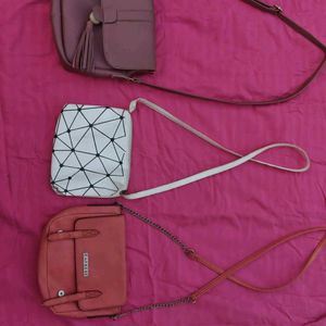 Combo Of 3 Sling Bags