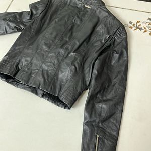 Black Leather Jacket - Like New