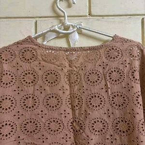 Old Money Eyelet Top