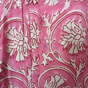 Pink Cotton Blouse For Women