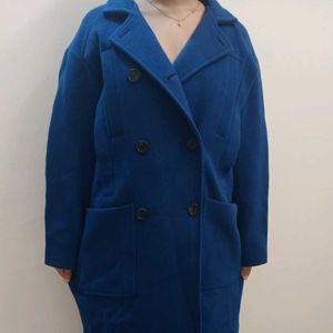 Navy Blue Overcoat