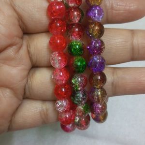 Cracle Beads Bracelet Combo