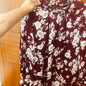 Floral Design Top From MAX