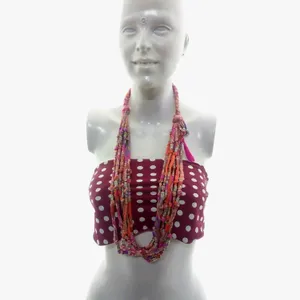 Beautiful Handmade Textile Necklace