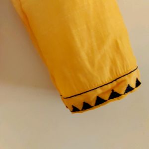 Yellow Long Kurti