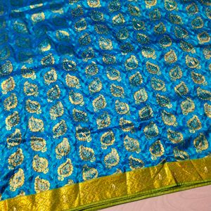 Maggam Work Pure Mysore Silk Saree