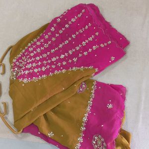 Kundan Work Tikli Saree