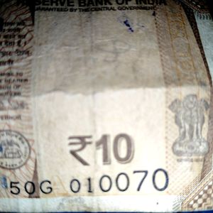 Fancy 010070 Rs10 Note