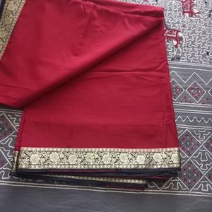 Silk Saree With Border