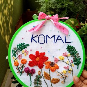 customized name hoop