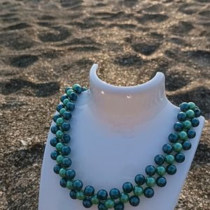 Green Pearls Neckpiece