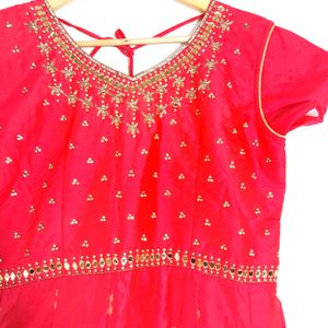 Pink Ethnic Gown