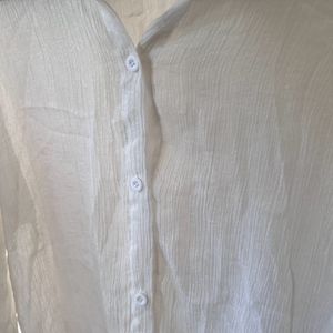 See Through Chiffon Shirt