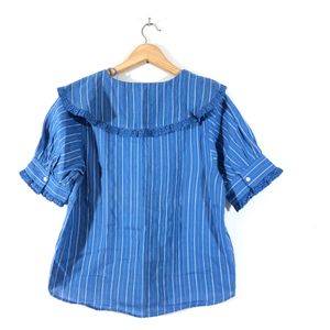 Zara Blue Top