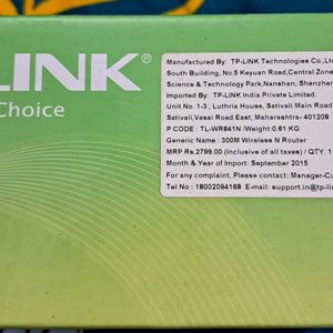 TP Link : 300 Mbps Wireless Router