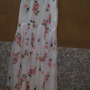 Anarkali gown with dupatta