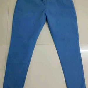 Formal Blue Pant Like Jeans Cotton Material