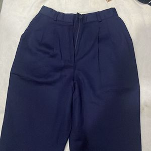 Blue Wool Trouser Pant ! Size 26inches