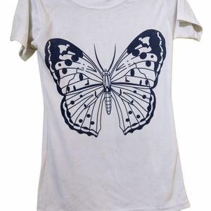 Butterfly Baby Tee Pinteresty Y2k