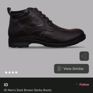 ID Men's Dark Brown Derby Boots