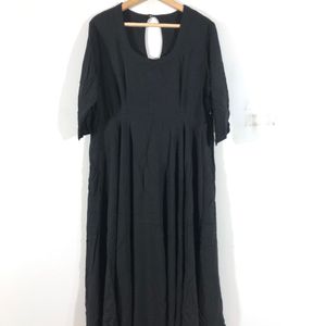 Black A-Line Kurta