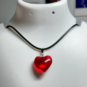 Red Heart Necklace