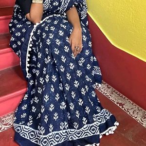 Shivanya Handicrafts Cotton Mulmul Saree