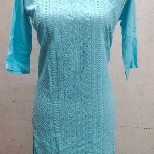 Blue Colour Kurti