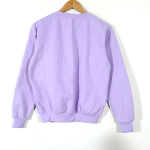 Lavender High Neck Sweatshirt(Women's)