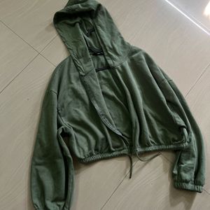 Teal Green Hoodie Jacket