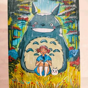 Ghibli Studio Canva Painting