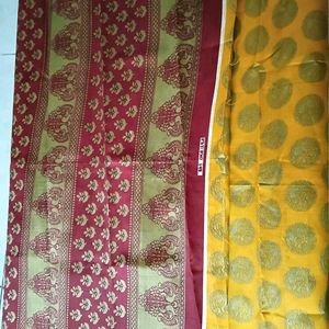 Banarasi Cotton Soft Silk No Blouse