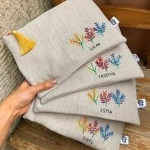 Hand Embroidered Clutch